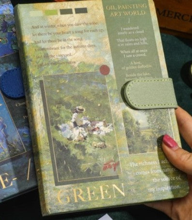 Kawaii-Q Notebook Accessories Set - Monet's Garden