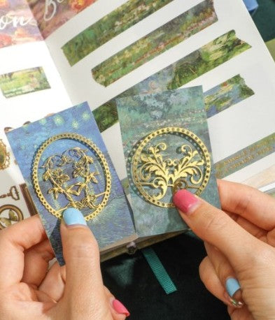 Kawaii-Q Notebook Accessories Set - Monet's Garden