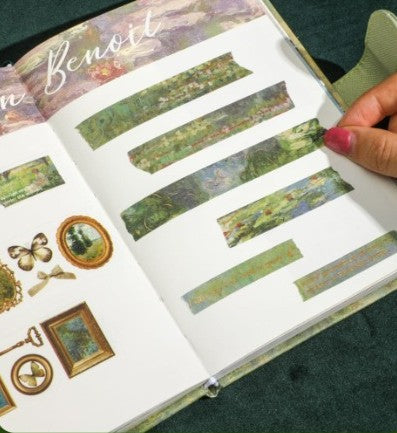 Kawaii-Q Notebook Accessories Set - Monet's Garden