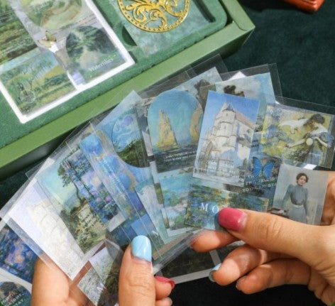 Kawaii-Q Notebook Accessories Set - Monet's Garden