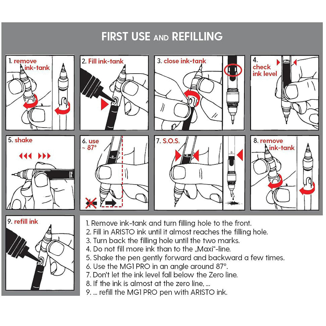 Aristo | Drawing Ink | 23ml | Blue