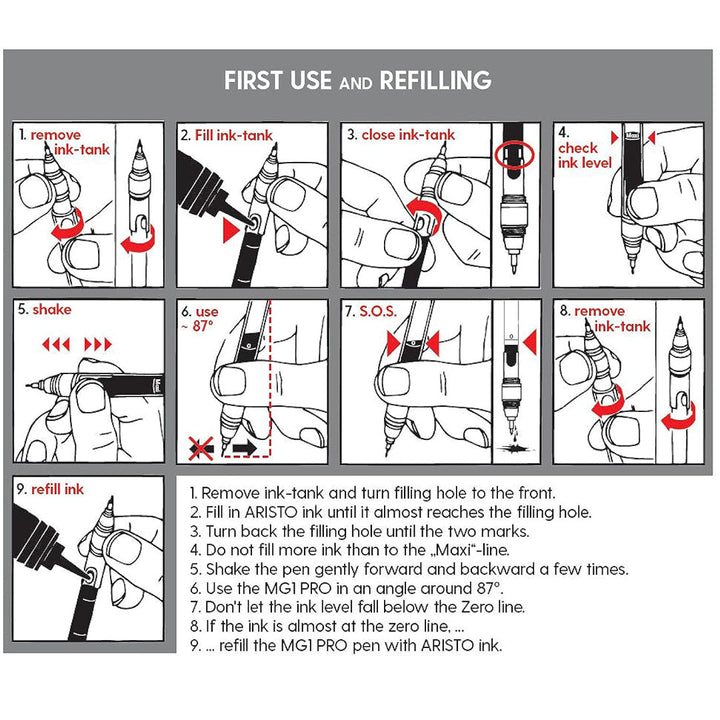 Aristo | Drawing Ink | 23ml | Blue