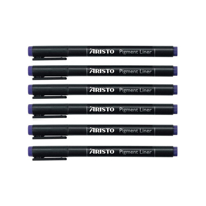 Aristo | Pigment Liner | 0.1mm | Set 6 Pens
