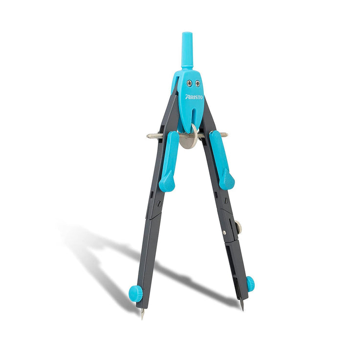 Aristo | Rapid Adjustment Compass | College BTS | 2 Hinges | Blue Colour
