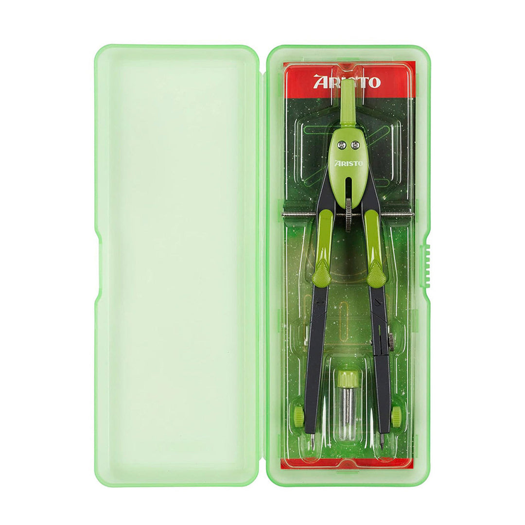Bts Compass Set Aristo | Rapid Adjustment Compass | College BTS | Green Colour – AARCAAI