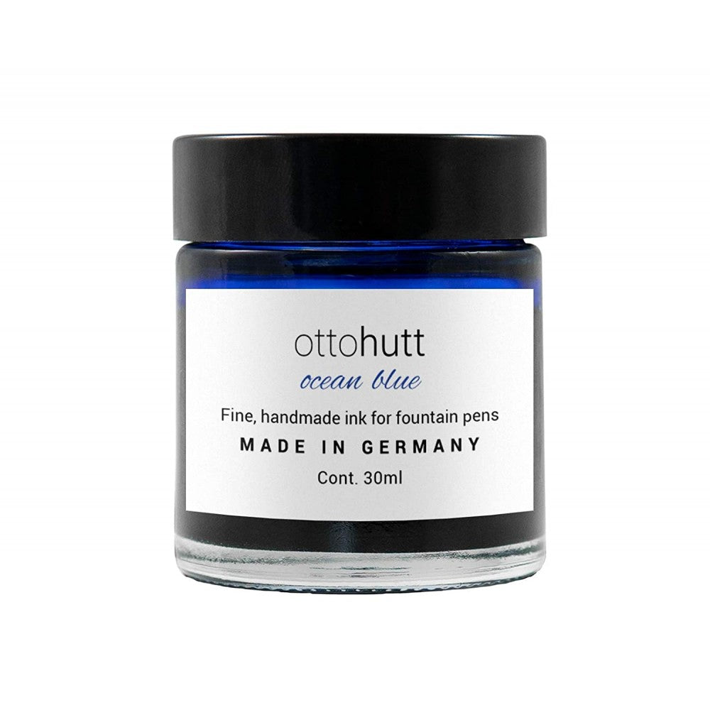 Otto Hutt | Handmade | Fountain Pen Ink | Ocean Blue | 30ml - Aarcaai