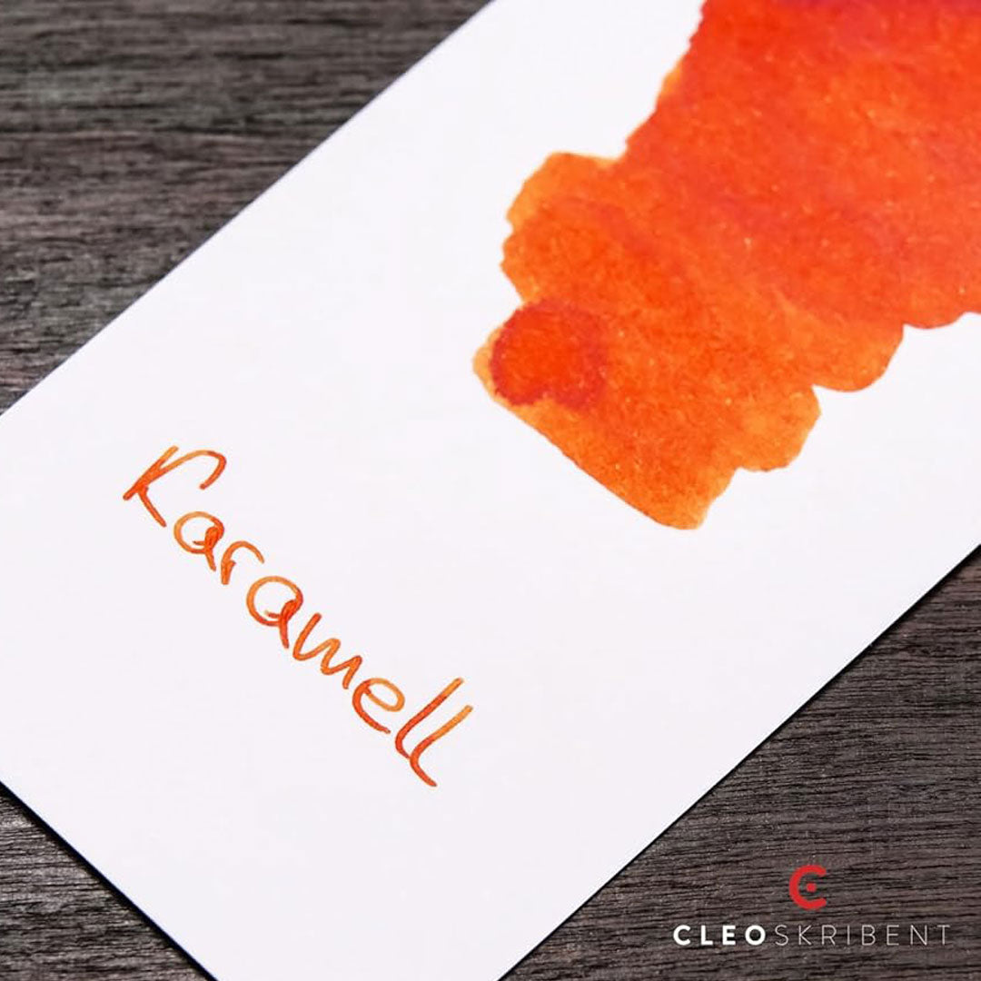 Cleo Skribent | Caramel Fountain Pen Ink Bottle | 30 ml