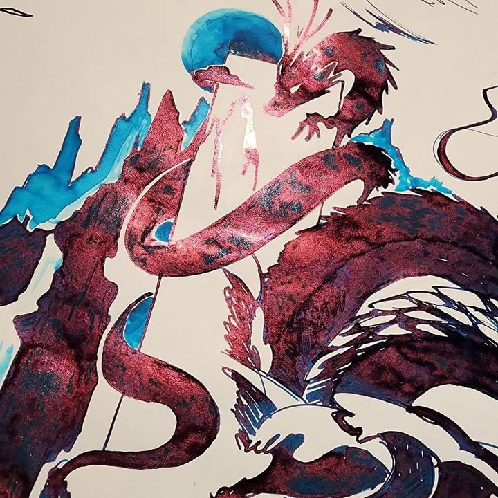 Colorverse | 2024 Special Ink | Standard | Blue Dragon | Fountain Pen Ink