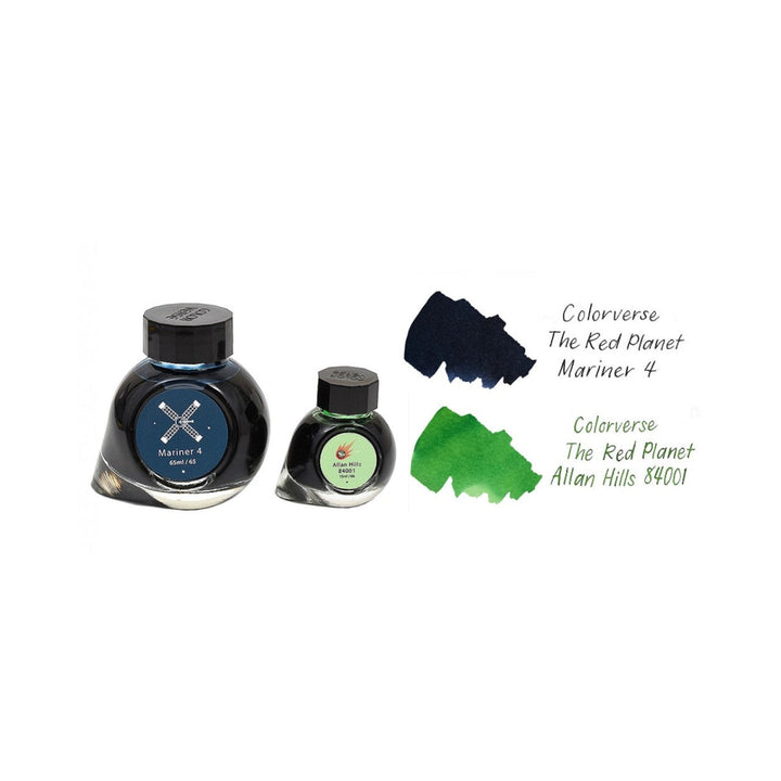 Colorverse Fountain Pen Ink | Allan Hills 84001 | Fountain Pen Ink | 65ml &amp; 15ml Set