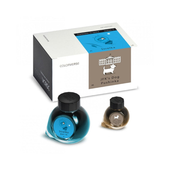 Colorverse Ink | Trailblazer In Space | Fountain Pen Ink Bottled | 65ml &amp; 15ml | 2 Bottle Set