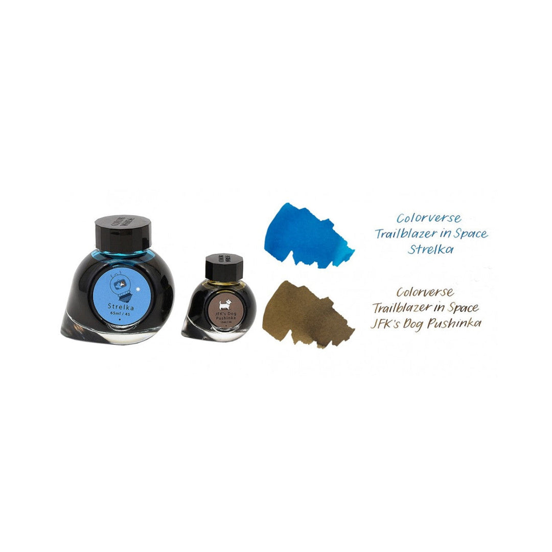 Colorverse Ink | Trailblazer In Space | Fountain Pen Ink Bottled | 65ml &amp; 15ml | 2 Bottle Set