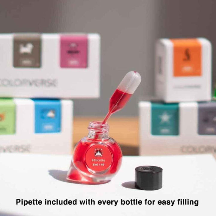 Colorverse Mini | Gray | Fountain Pen Bottled Ink | 5ml | Able