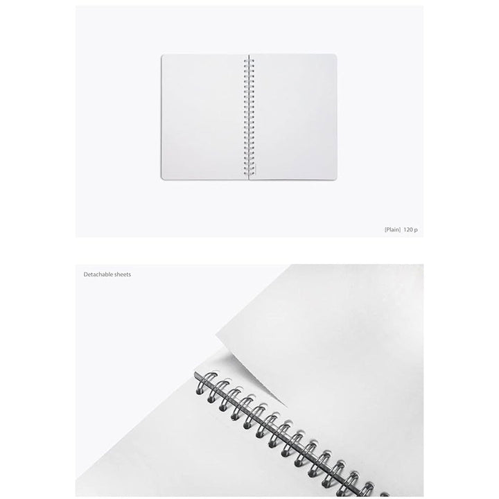 Colorverse | Nebula | Casual Series | Spiral Bound Notebook | Plain | Dark Navy