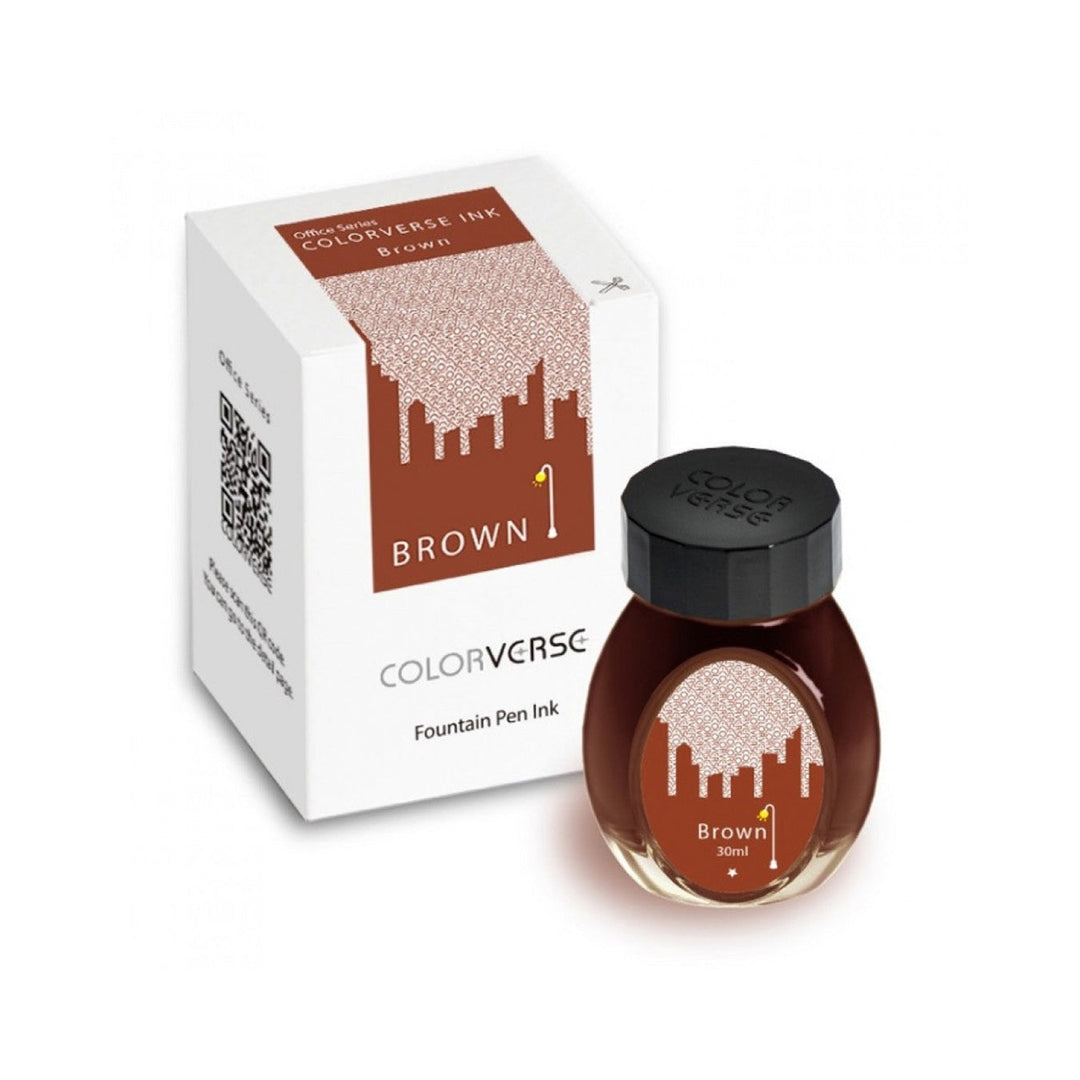 Colorverse | Office Series | Fountain Pen Ink | Brown | 30ml