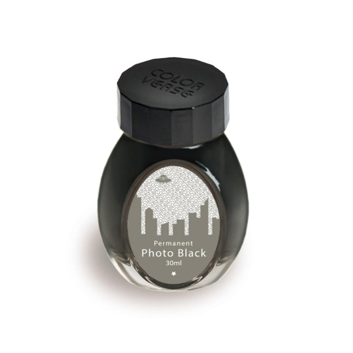 Colorverse | Office Series | Fountain Pen Bottled Ink | Permanent Photo | Black | 30ml