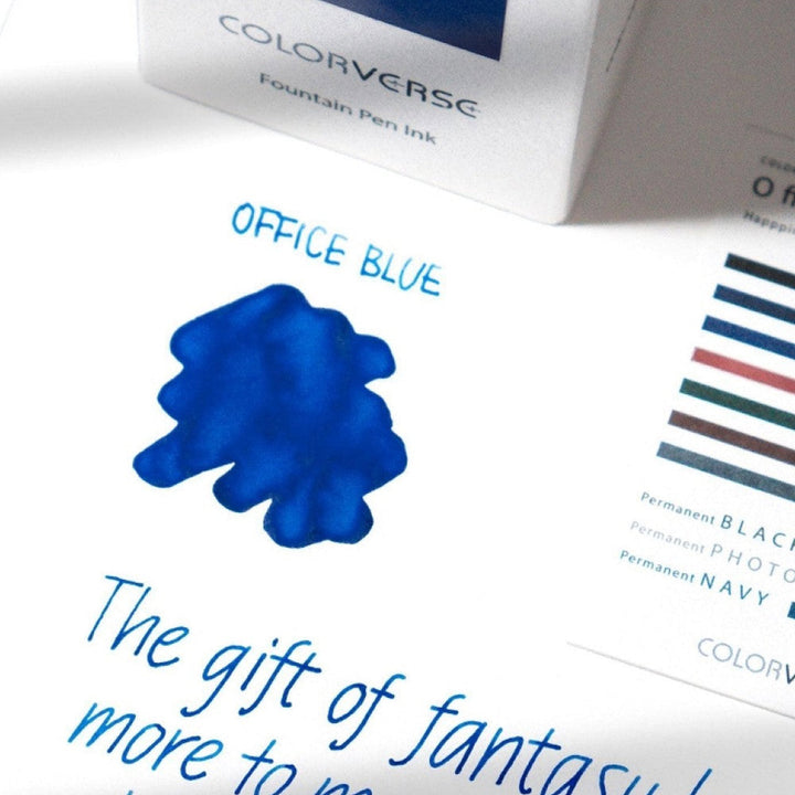 Colorverse | Office Series | Blue | Fountain Pen Ink Bottled | 30ml
