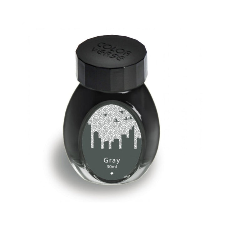 Colorverse | Gray | Fountain Pen Bottled Ink | Office Series | Ink Bottle | 30ml