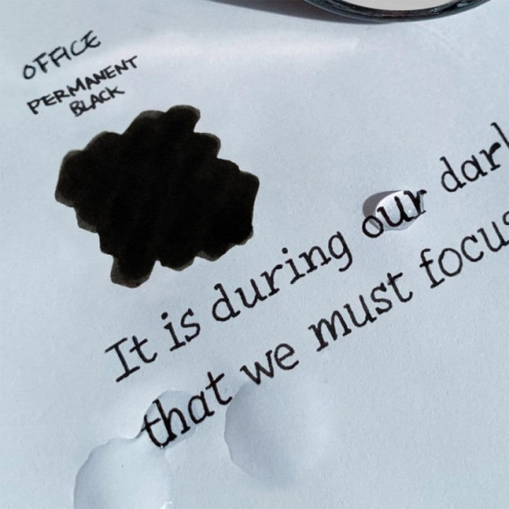 Colorverse | Office Series | Permanent Black | Fountain Pen Waterproof Ink | 30ml