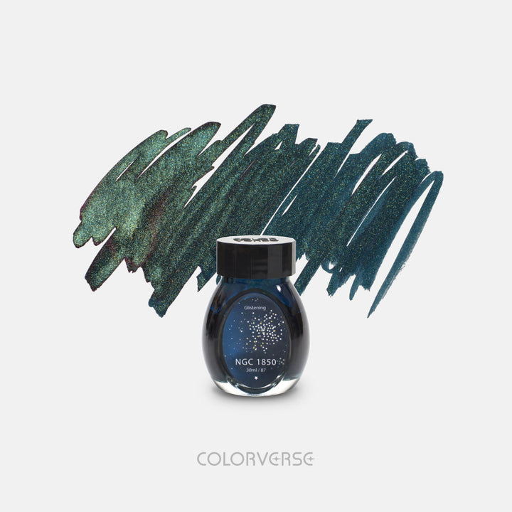 Colorverse Season 7 | Blue | Fountain Pen Ink Bottled | Eye On The Universe | Extreme Deep Field &amp; NGC 1850 Ink Set