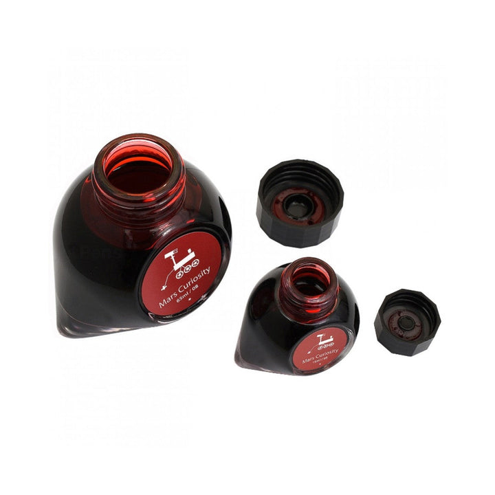 Colorverse | Spaceward Series | Season 1 | Fountain Pen Ink | Mars Curiosity | Red | 65ml and 15ml | 2 Bottle Set