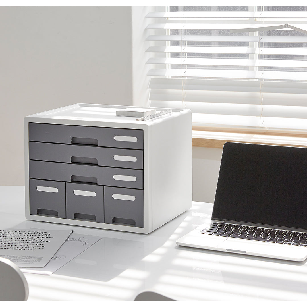 Sysmax | Combo File Cabinet| 6 Drawers| Organizer | Mint
