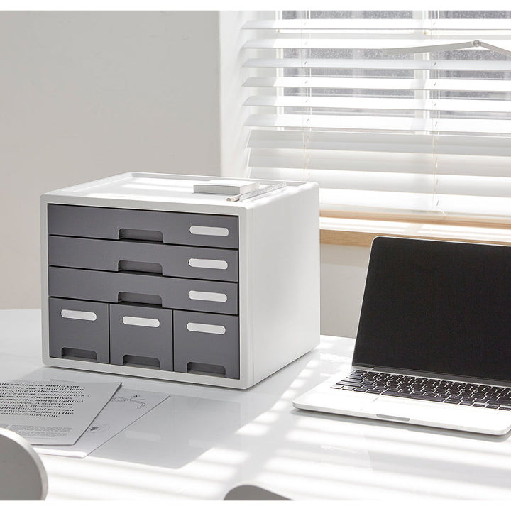 Sysmax | Combo File Cabinet| 6 Drawers| Organizer | Mint