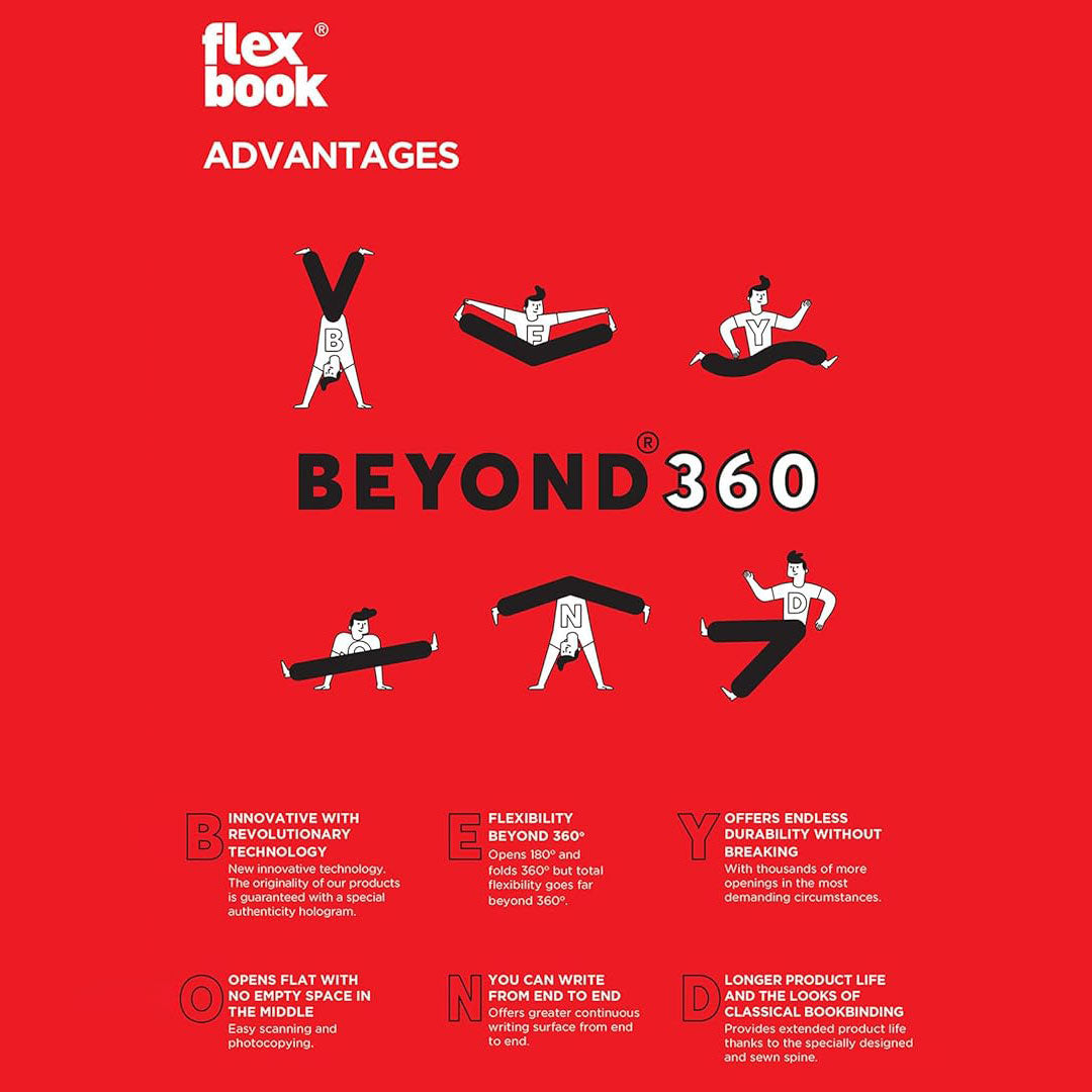 Flexbook | Ruled | Medium A5 Size Notebook | Light Green | Flex Global