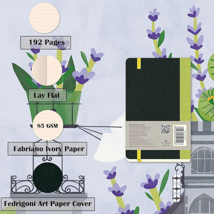 Flexbook | Ruled | Pocket A6 Size Notebook | Light Green | Flex Global