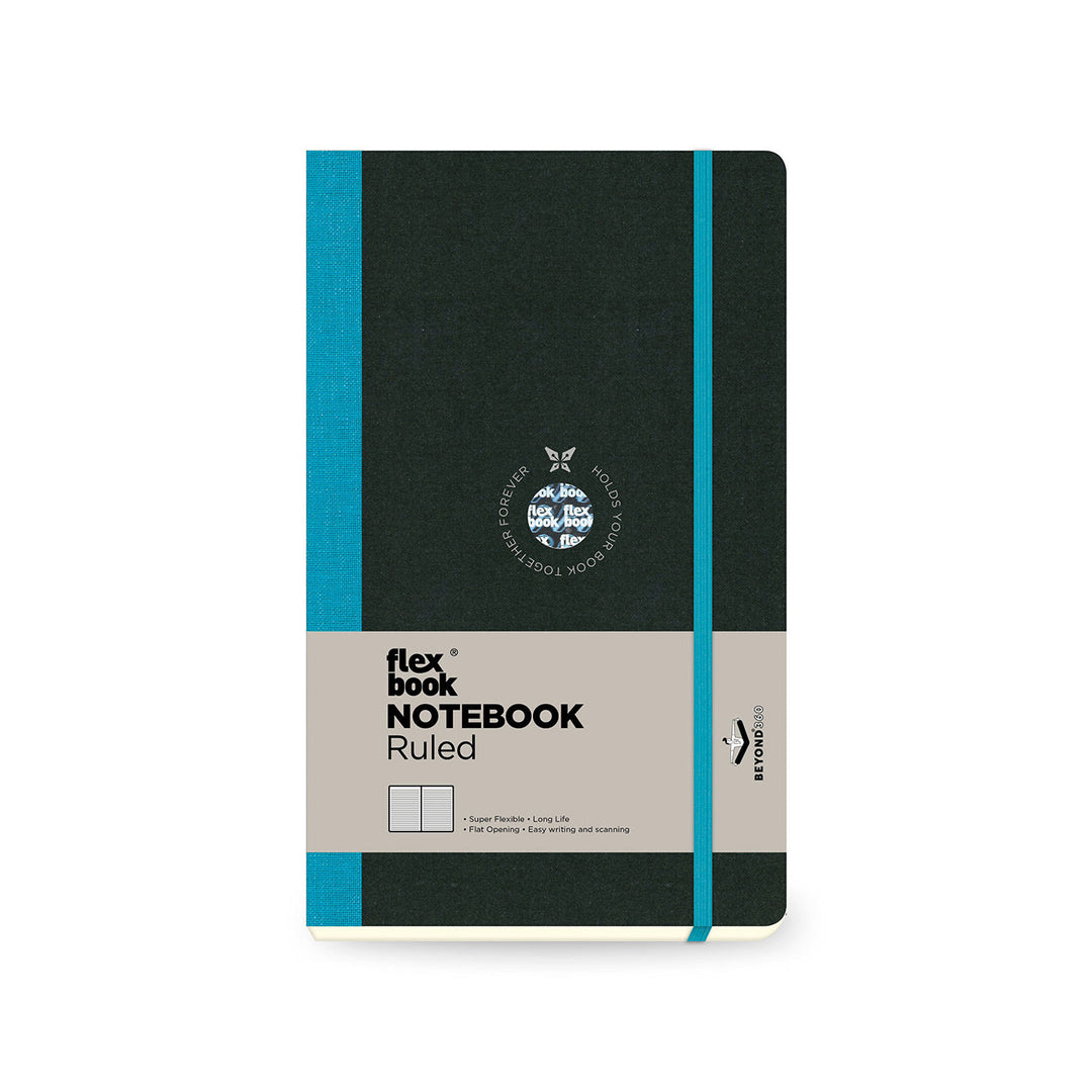 Flexbook | Ruled | Medium A5 Size Notebook | Turquoise | Flex Global