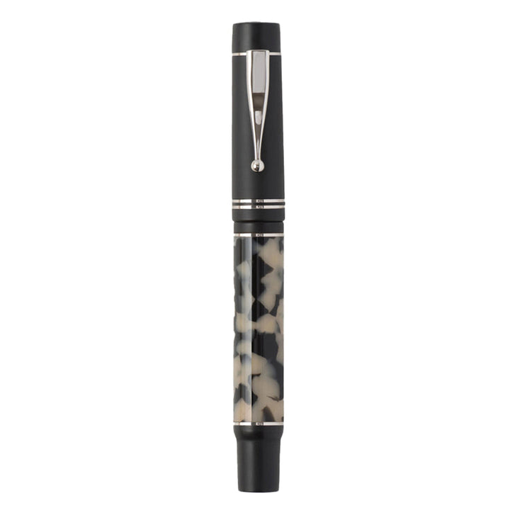 Gioia | Fountain Pen | Alleria | Tramonto Sand Black | Rhodium Trims | Resin