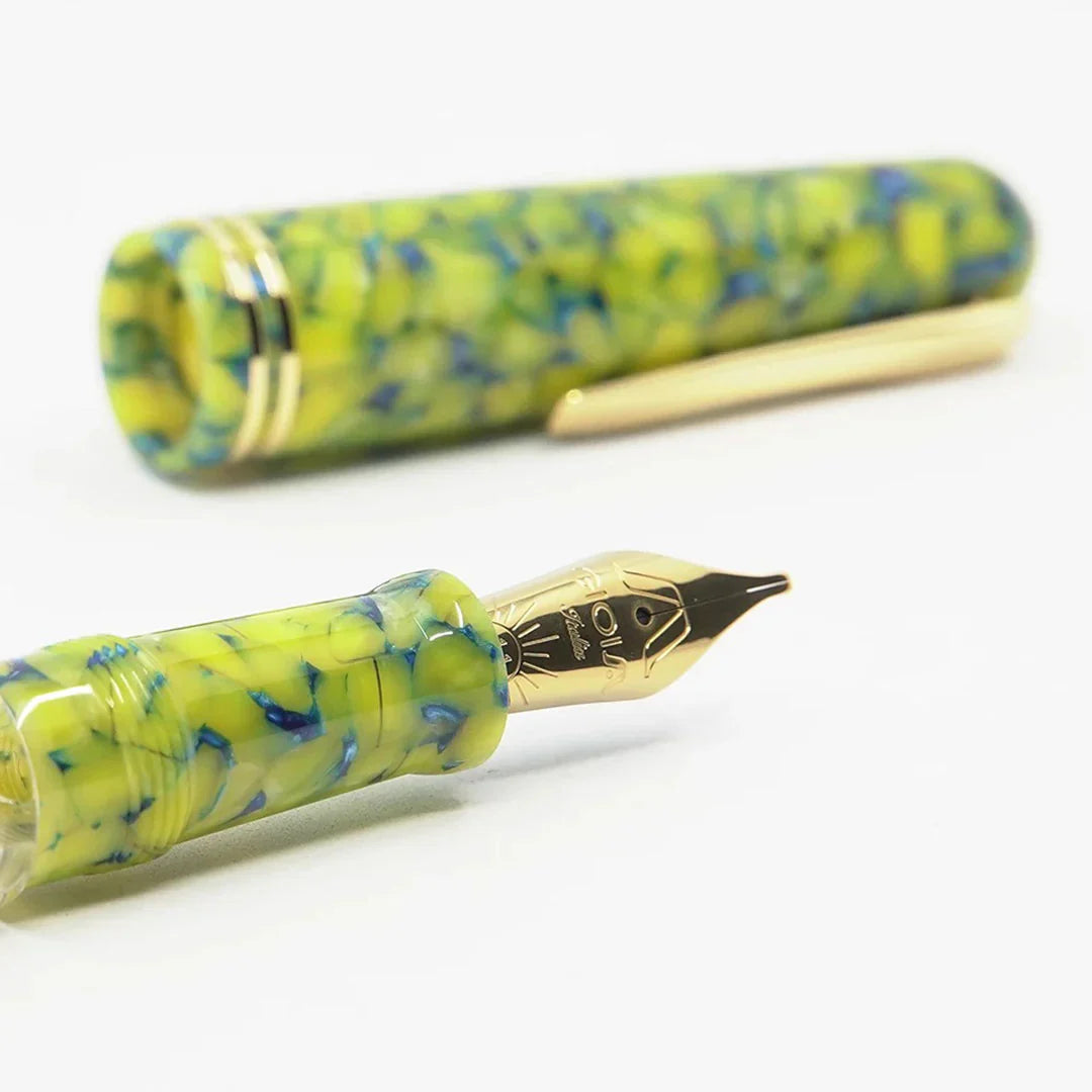 Gioia | Metis Fountain Pen | Colibri Gold Trim