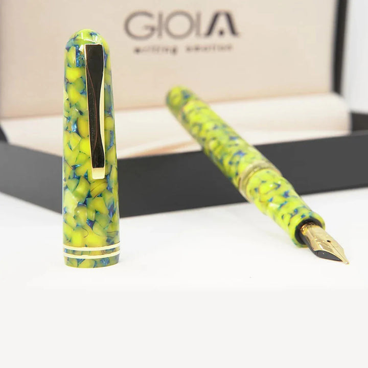 Gioia | Metis Fountain Pen | Colibri Gold Trim