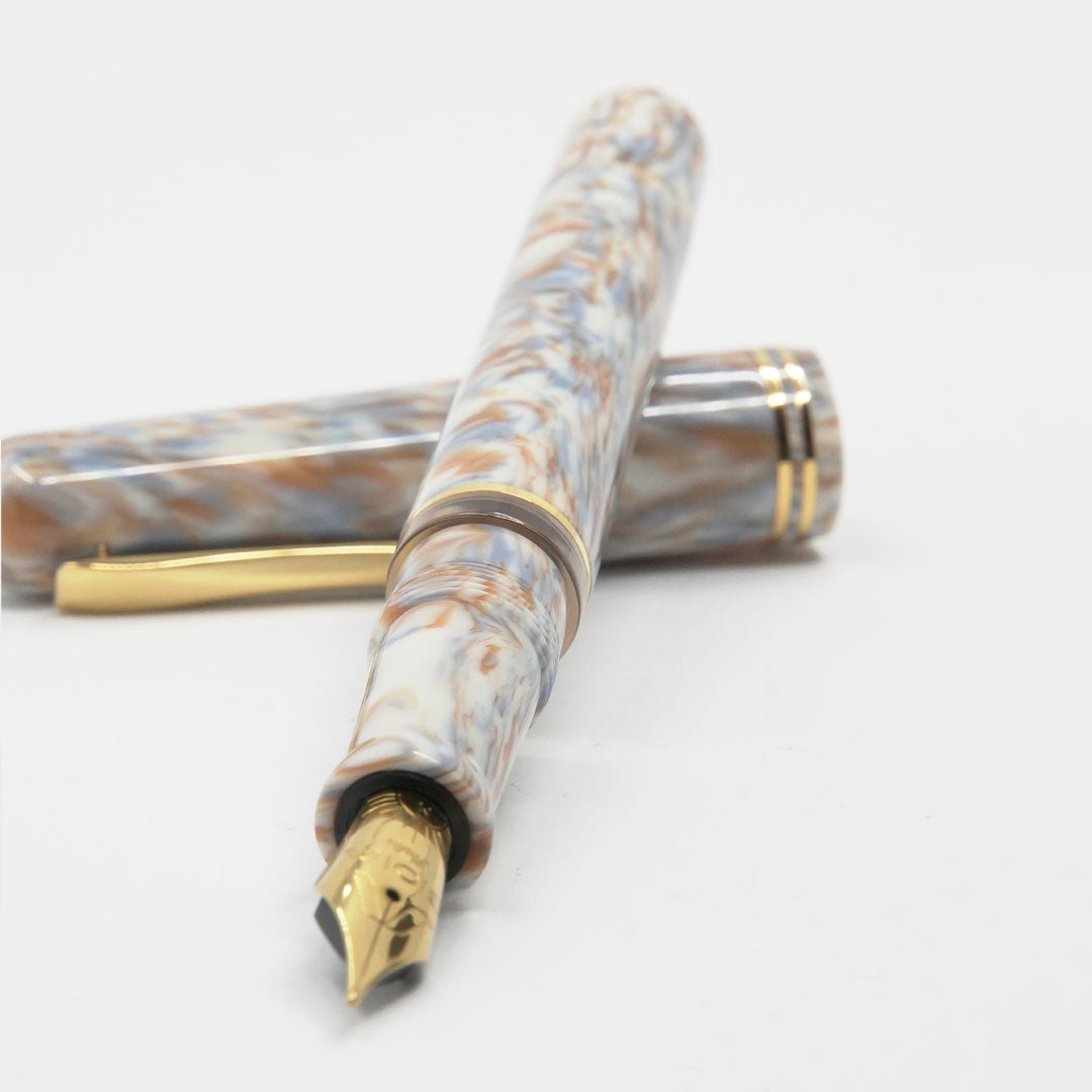 Gioia | Metis | Fountain Pen | Cappuccino | Ruthenium Trims