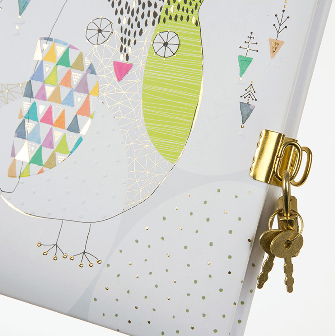 Goldbuch | Diary | Mosaic Owl