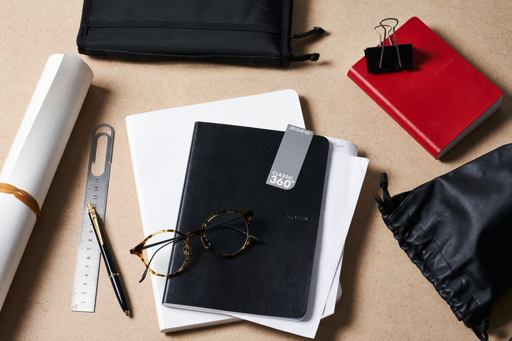 Zequenz Signature Classic Series A5 Blank Notebook - Red Edition