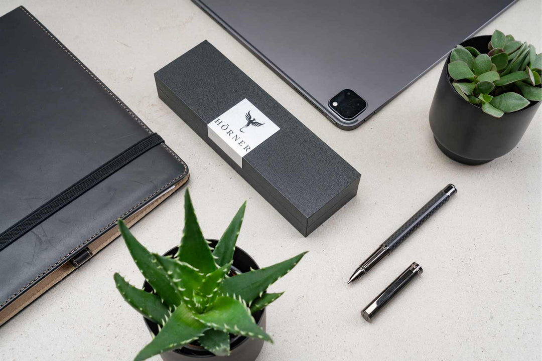 Horner | Carboneo | Rollerball Pen | Carbon Black - Aarcaai