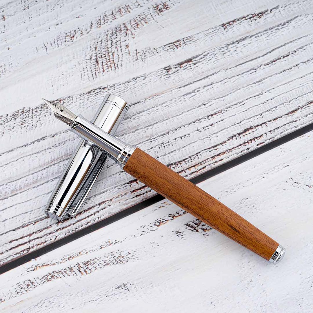 Horner | Legno | Fountain Pen | Rosewood Chrome - Aarcaai