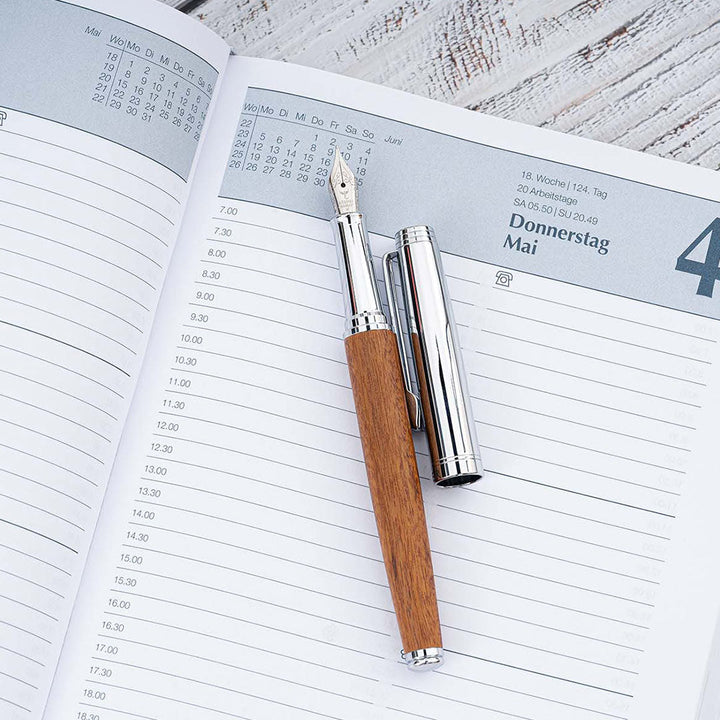 Horner | Legno | Fountain Pen | Rosewood Chrome - Aarcaai