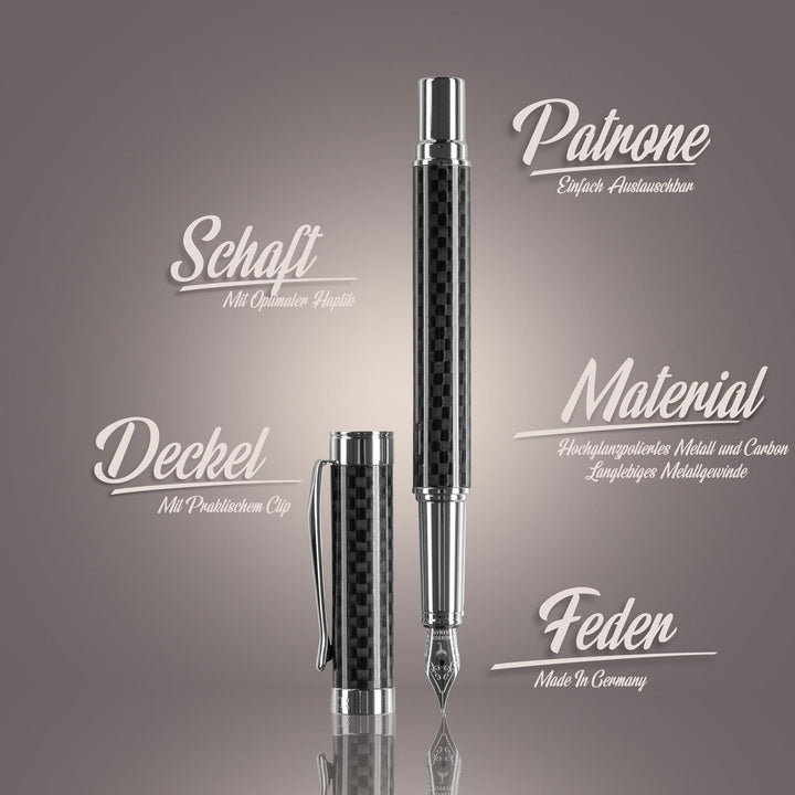 Horner | One | Fountain Pen | Carbon - Aarcaai