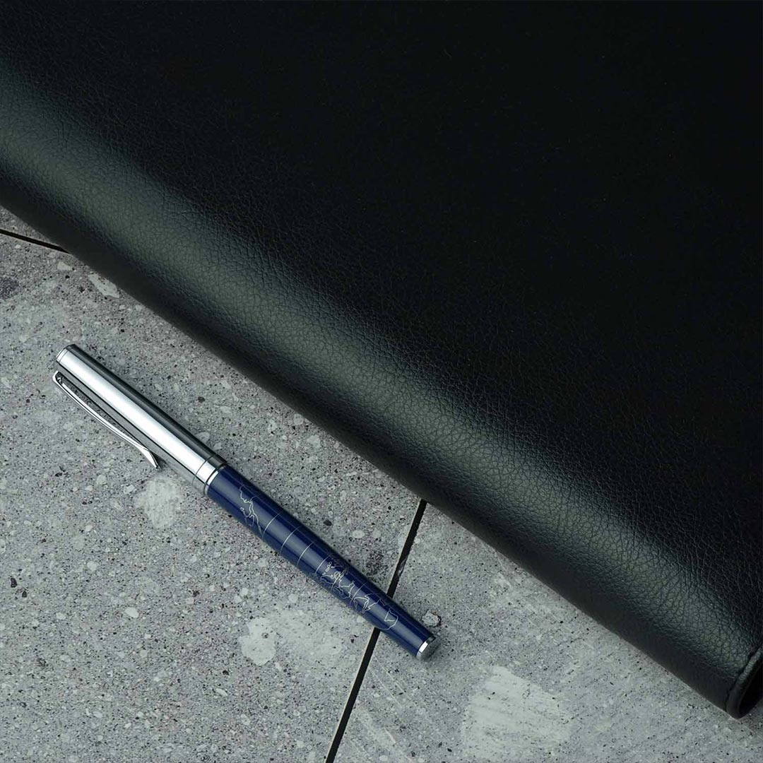 Horner | Terra | Fountain Pen | Blue Chrome - Aarcaai