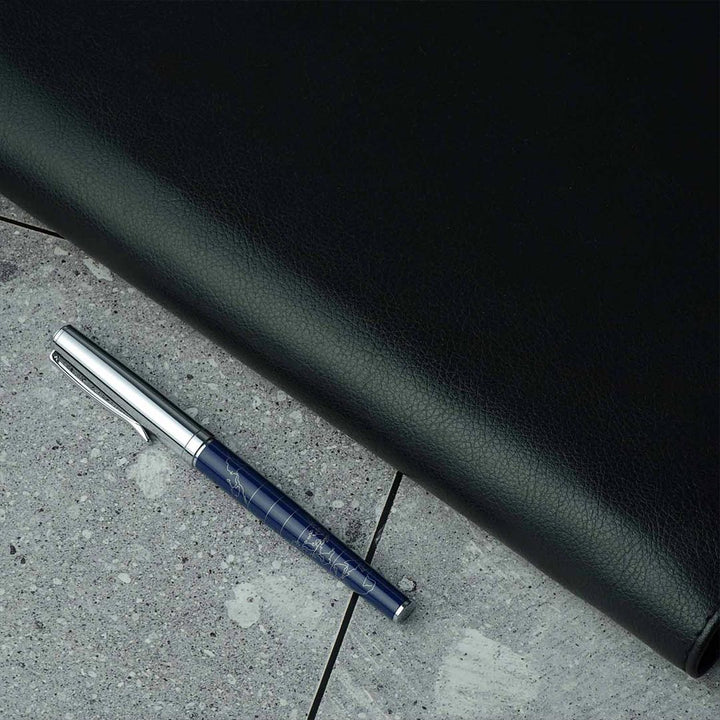 Horner | Terra | Fountain Pen | Blue Chrome - Aarcaai