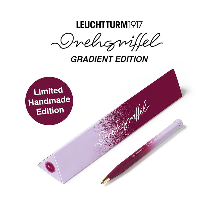 LEUCHTTURM1917 | Gradient Edition | Ball Point Pen | Black Ink | Drehgriffel No. 1 | Port Red/Lilac