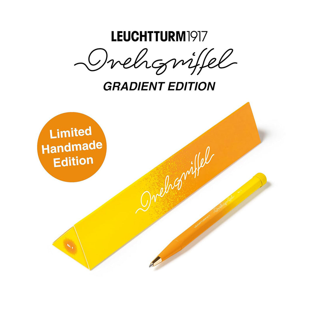 LEUCHTTURM1917 | Gradient Edition | Ball Point Pen | Black Ink | Drehgriffel No. 1 | Rising Sun/Lemon