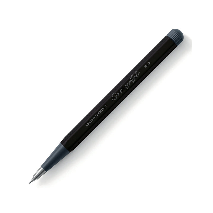 LEUCHTTURM1917 0.7mm Mechanical Clutch Pencil | Graphite HB Lead | Drehgriffel No. 2 | Black| Twist Mechanism