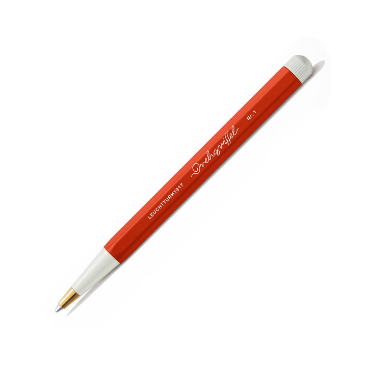 LEUCHTTURM1917 Ball Point Pen with Royal Blue Ink | Drehgriffel No. 1 | Fox Red | Twist Mechanism