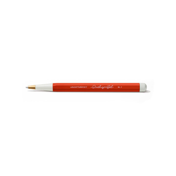 LEUCHTTURM1917 Ball Point Pen with Royal Blue Ink | Drehgriffel No. 1 | Fox Red | Twist Mechanism