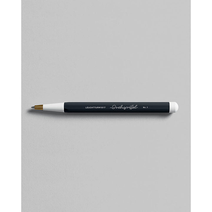 LEUCHTTURM1917 Gel Pen with Document Proof Black Ink | Drehgriffel No. 1 | Black | Twist Mechanism