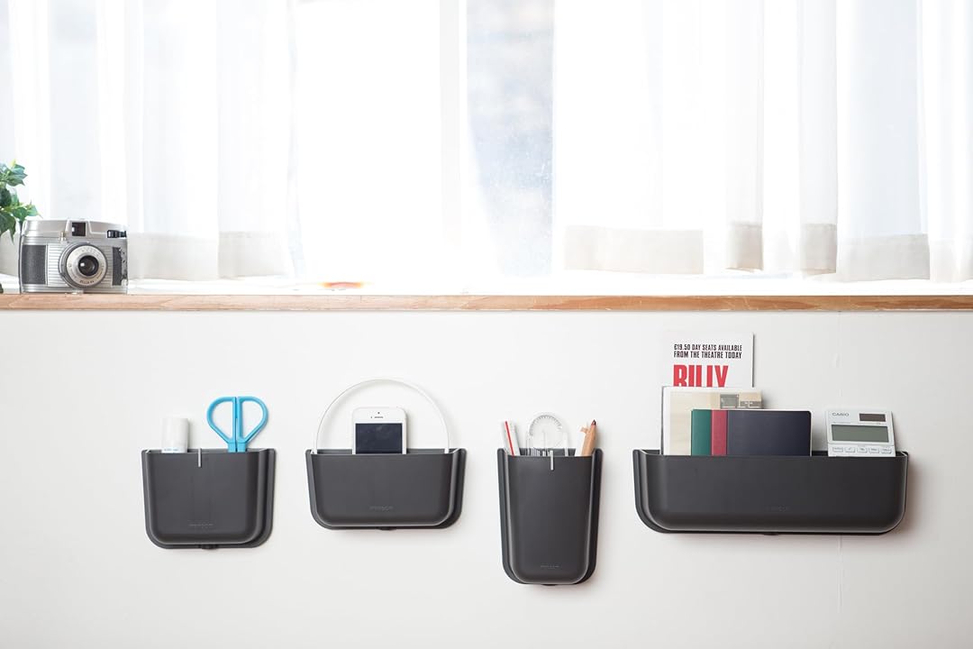Litem | Wall Mounted | Organizer |  Dark Grey | Myroom | For Office  Home &amp; Kitchen