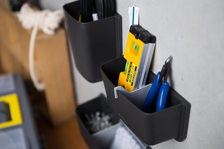 Litem | Wall Mounted | Organizer |  Dark Grey | Myroom | For Office  Home &amp; Kitchen