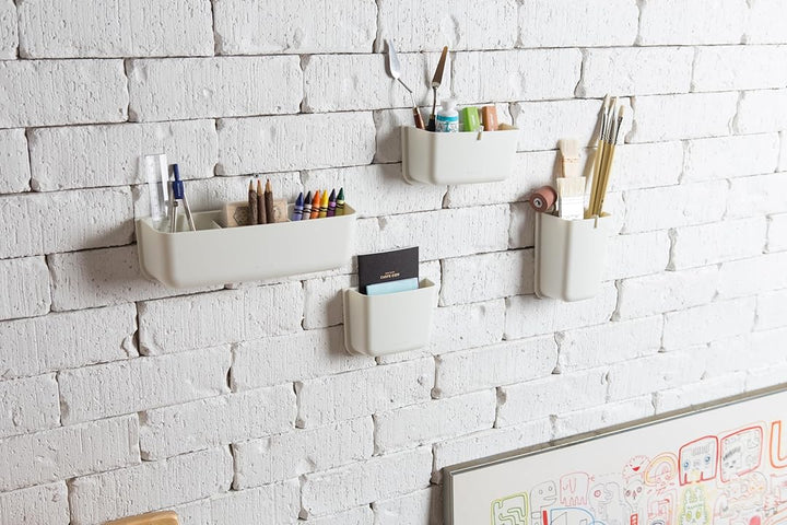Litem | Wall Mounted | Organizer |  Ivory | Myroom | For Office  Home & Kitchen